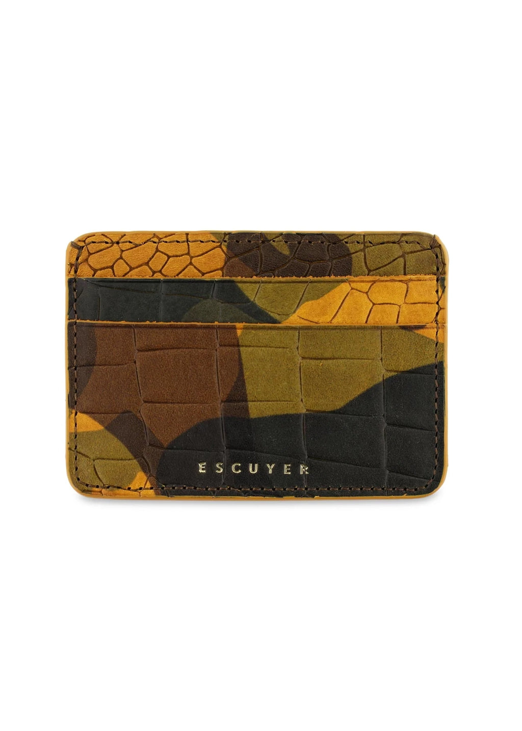 Cardholder Wallet  — CAMOUFLAGE CROCODILE