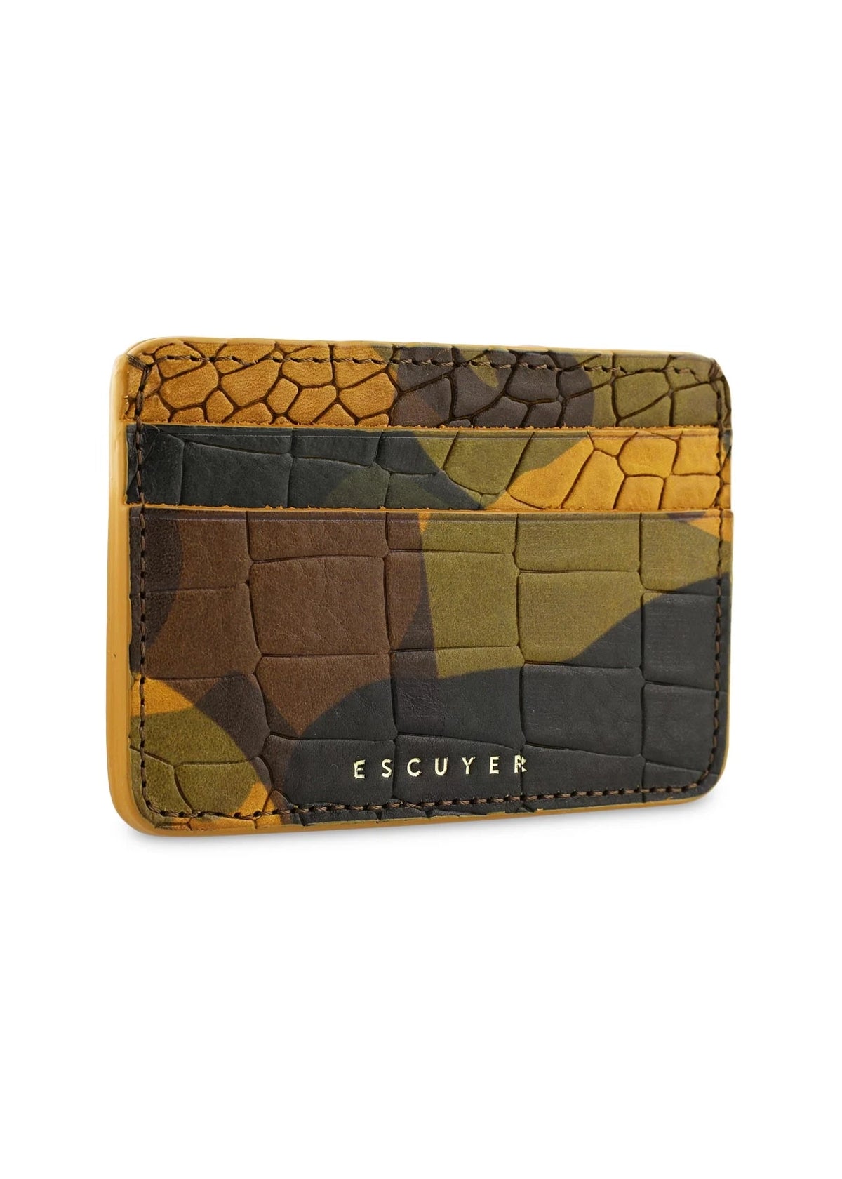 Cardholder Wallet  — CAMOUFLAGE CROCODILE