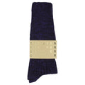 Melange Blend Socks — PURPLE / BLUE