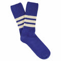 Men Crew Stripes Socks — VINTAGE BLUE / ECRU