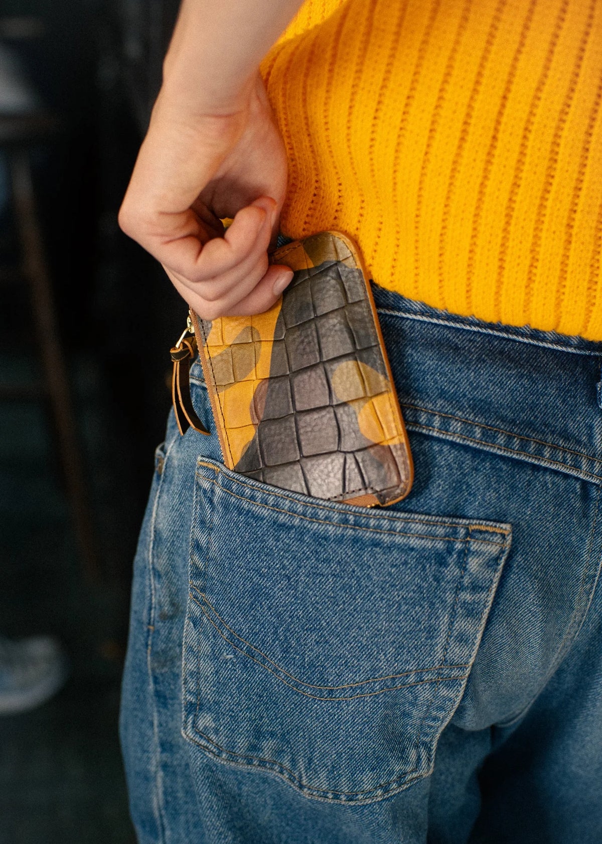 Zip Wallet — CAMOUFLAGE CROCODILE