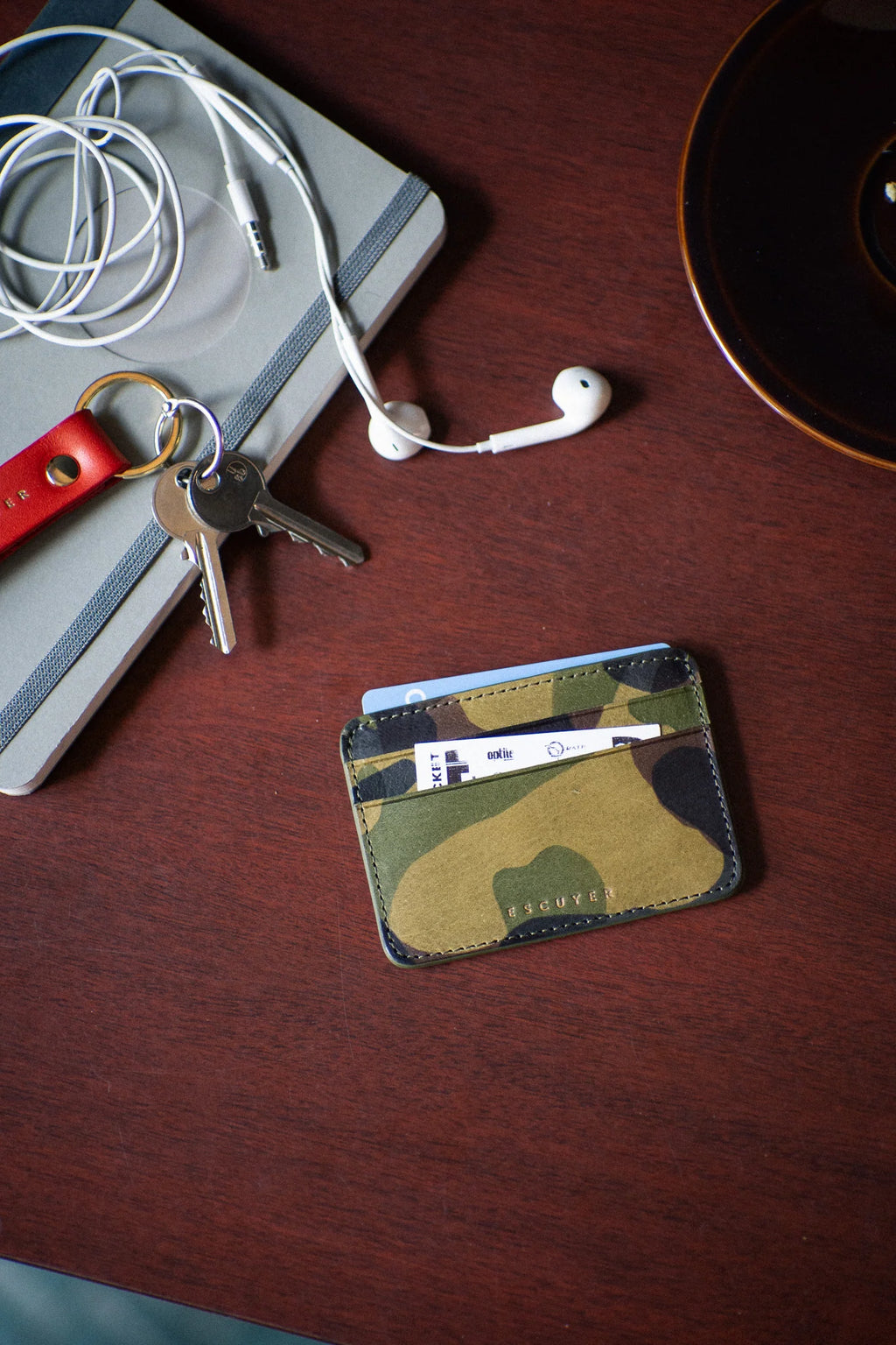 Cardholder Wallet  — CAMOUFLAGE CROCODILE