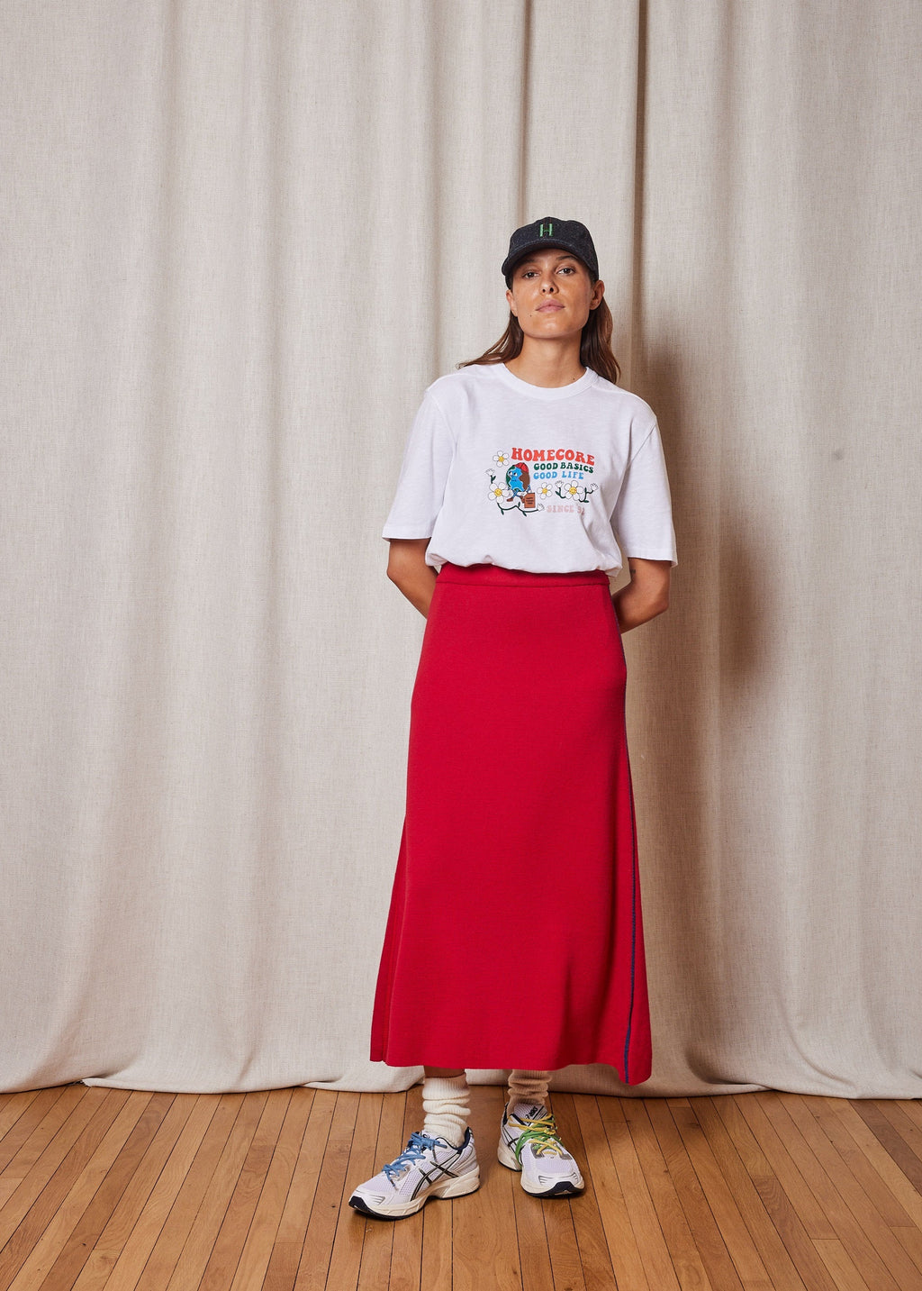 Anouk Jupe Skirt — RASPBERRY
