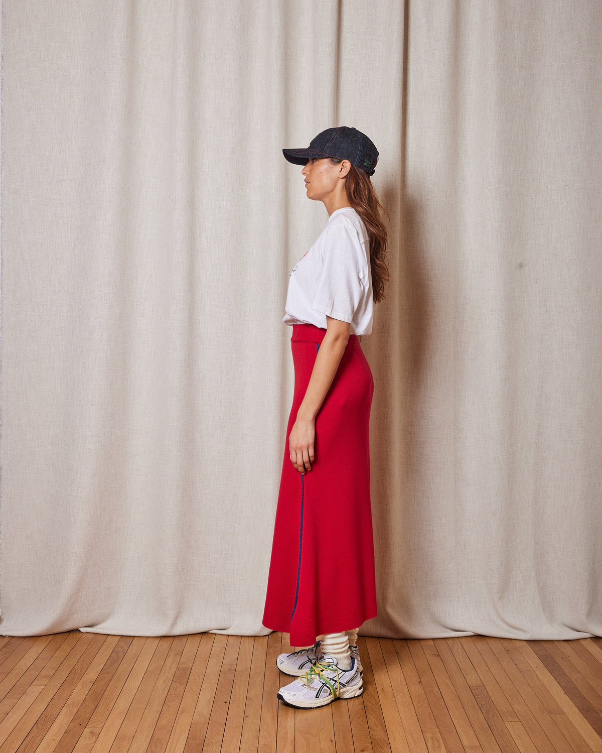Anouk Jupe Skirt — RASPBERRY