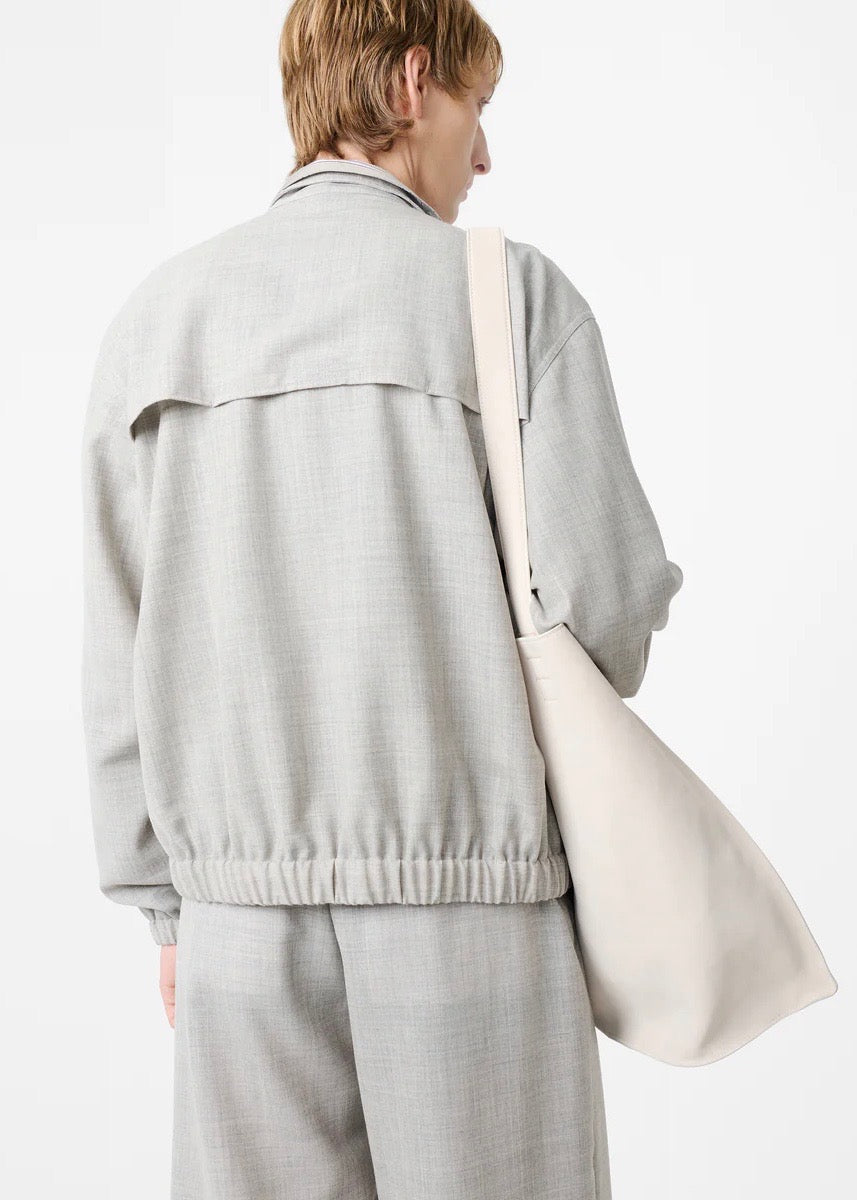 Harle Tropical Wool Jacket — ICE MELANGE