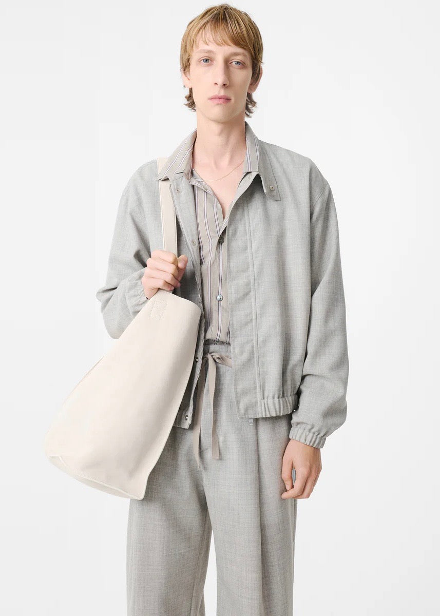 Harle Tropical Wool Jacket — ICE MELANGE