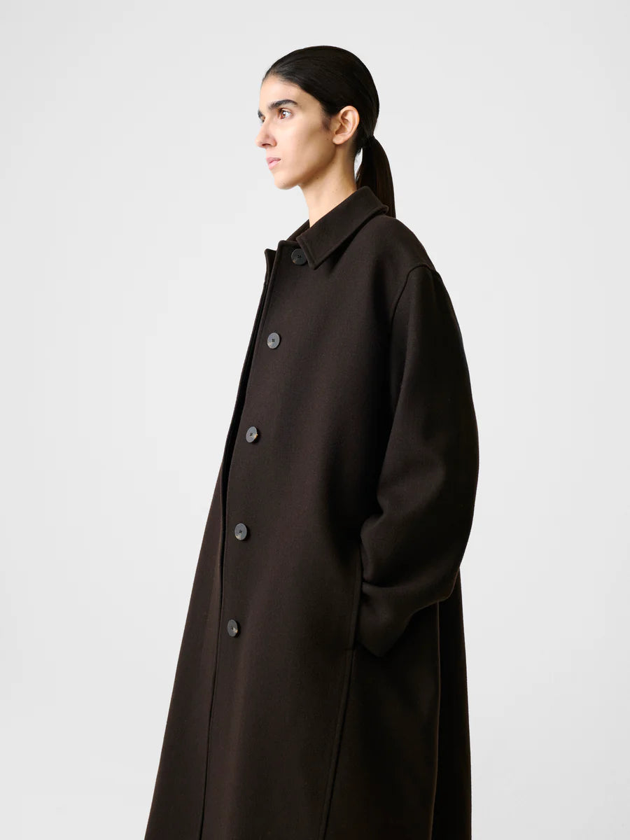 RIA SNW COAT — ESPRESSO