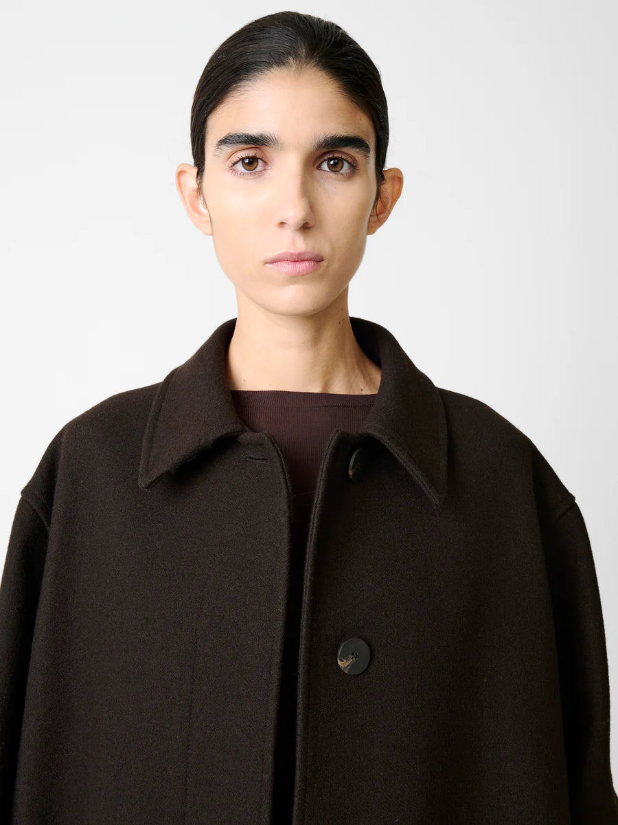 RIA SNW COAT — ESPRESSO