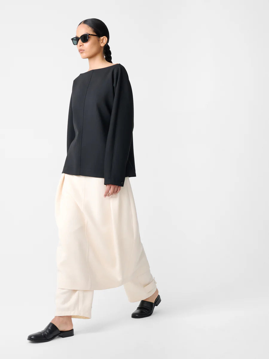 ARU SNW SABLE SKIRT — CHALK