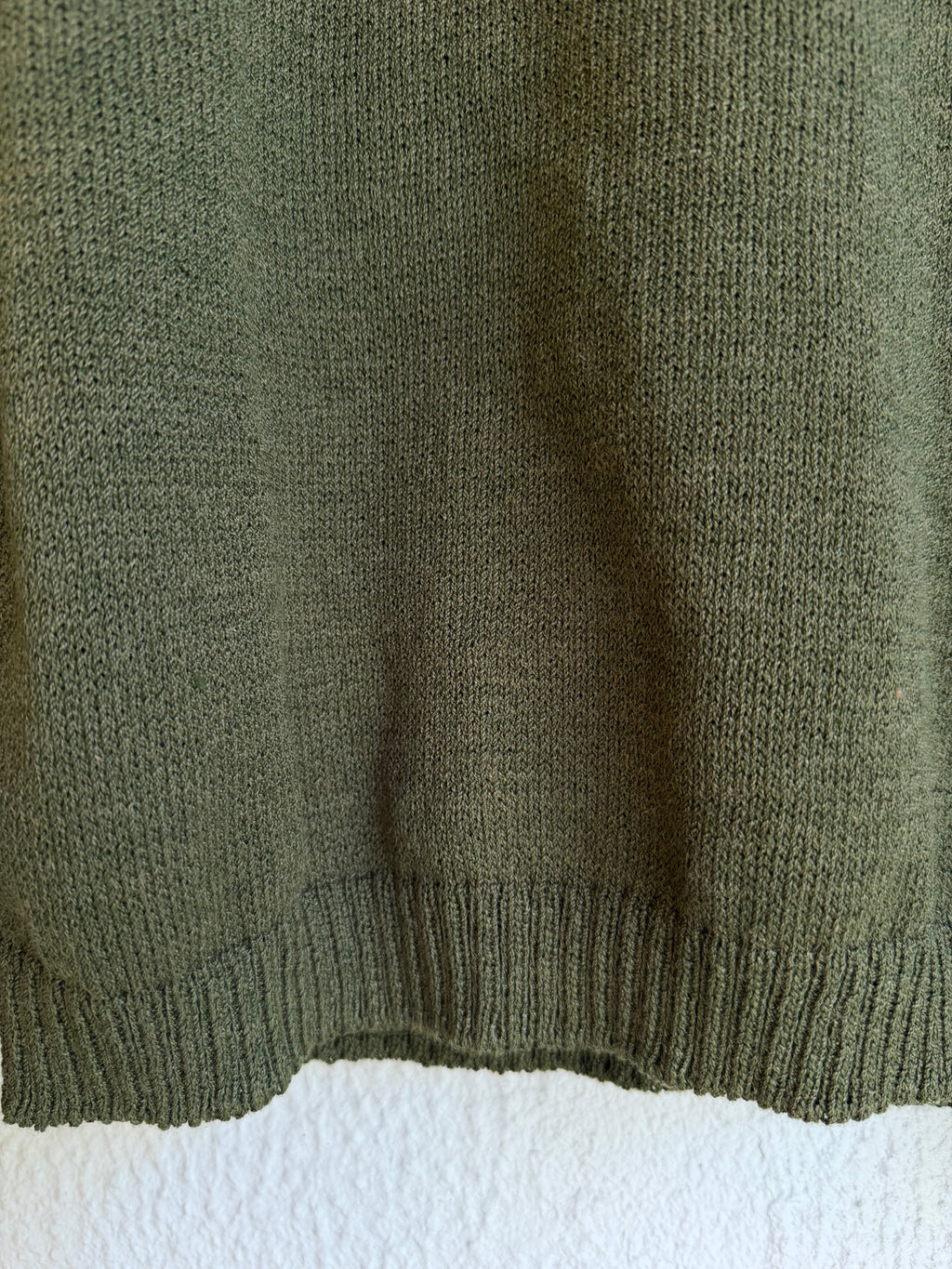 Raglan Knit LS Sweater — MOSS GREEN