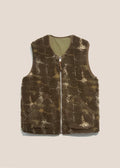 Utah Reversible Waistcoat — BROWN