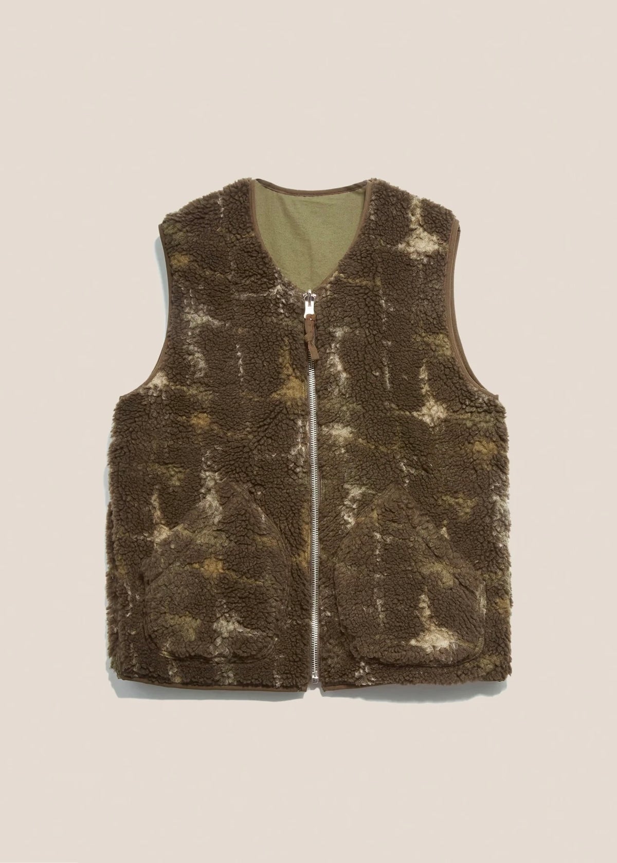 Utah Reversible Waistcoat — BROWN