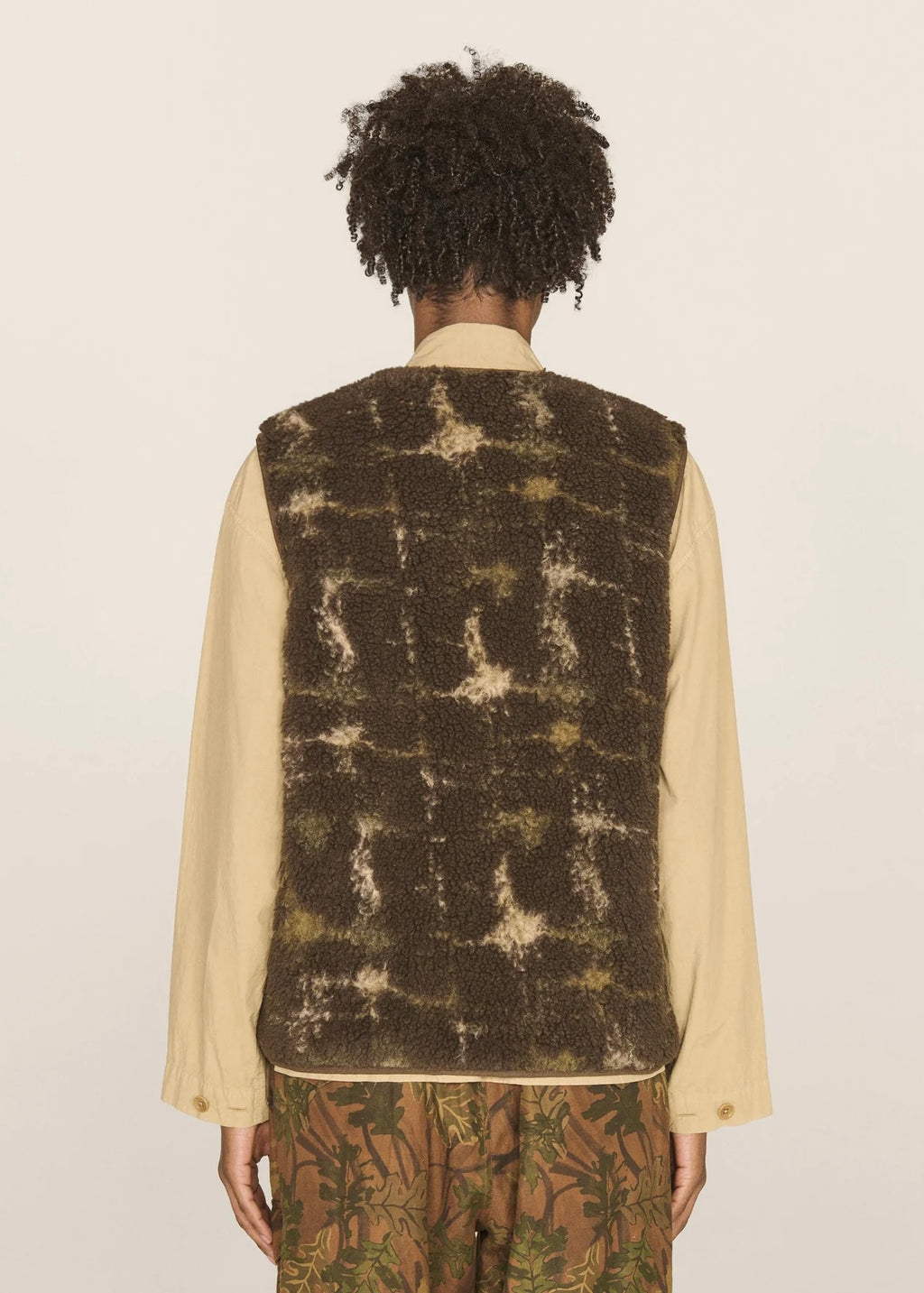 Utah Reversible Waistcoat — BROWN