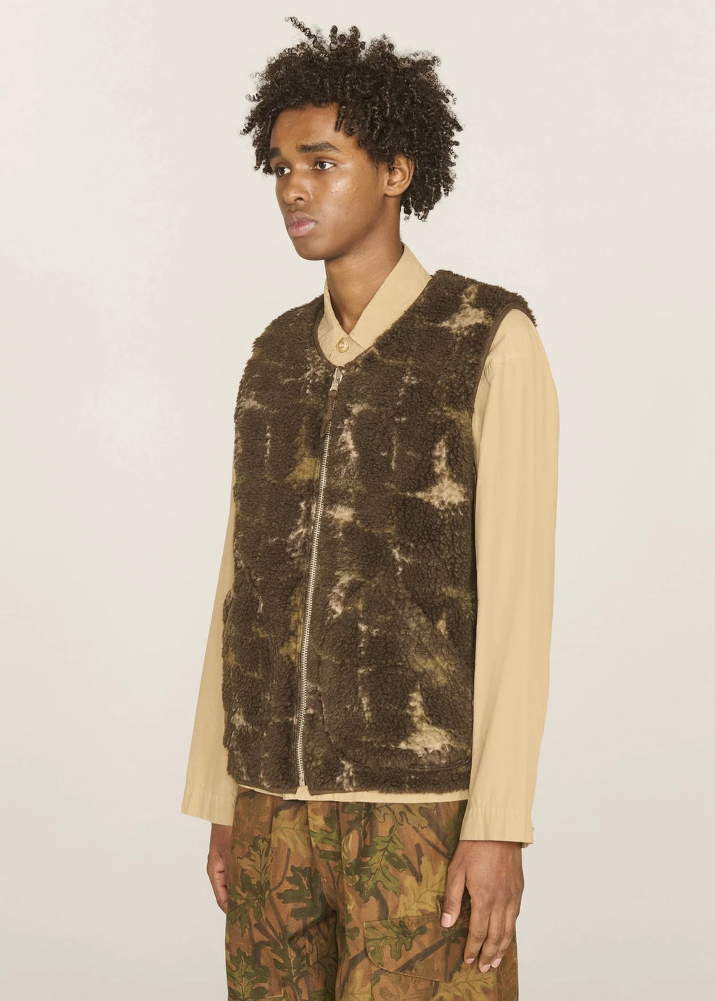 Utah Reversible Waistcoat — BROWN