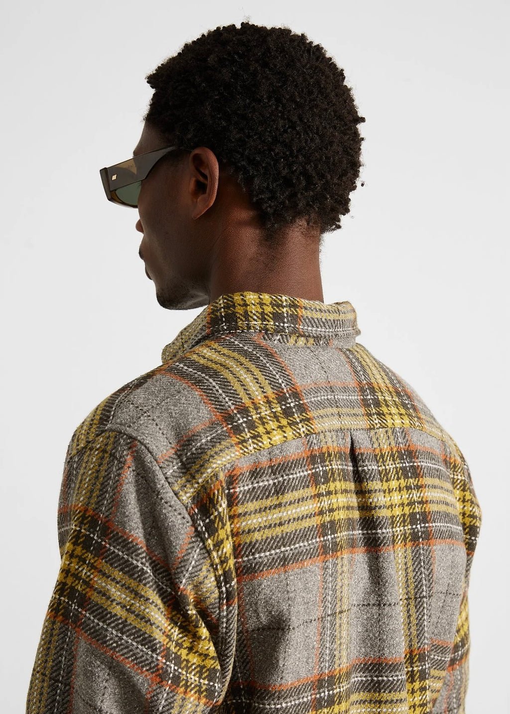 Edmmond Checkered Shirt — GREY