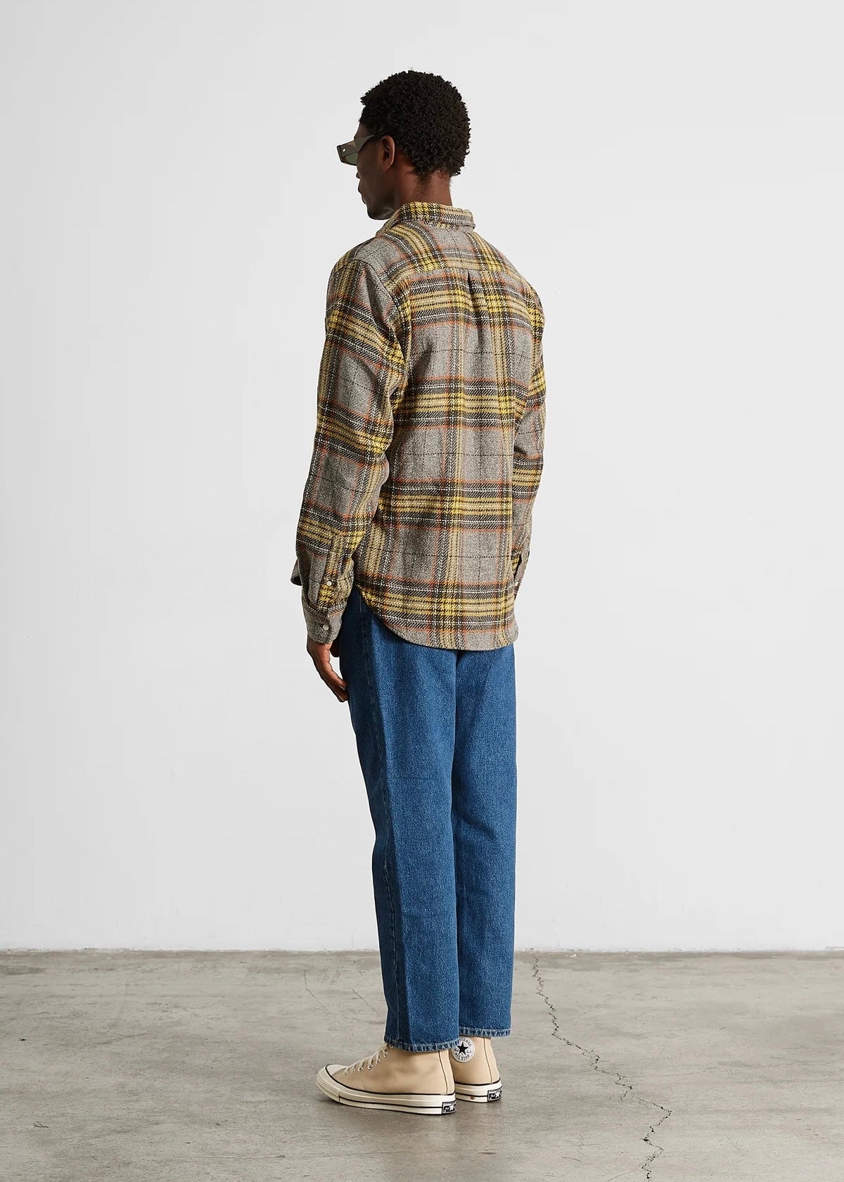 Edmmond Checkered Shirt — GREY