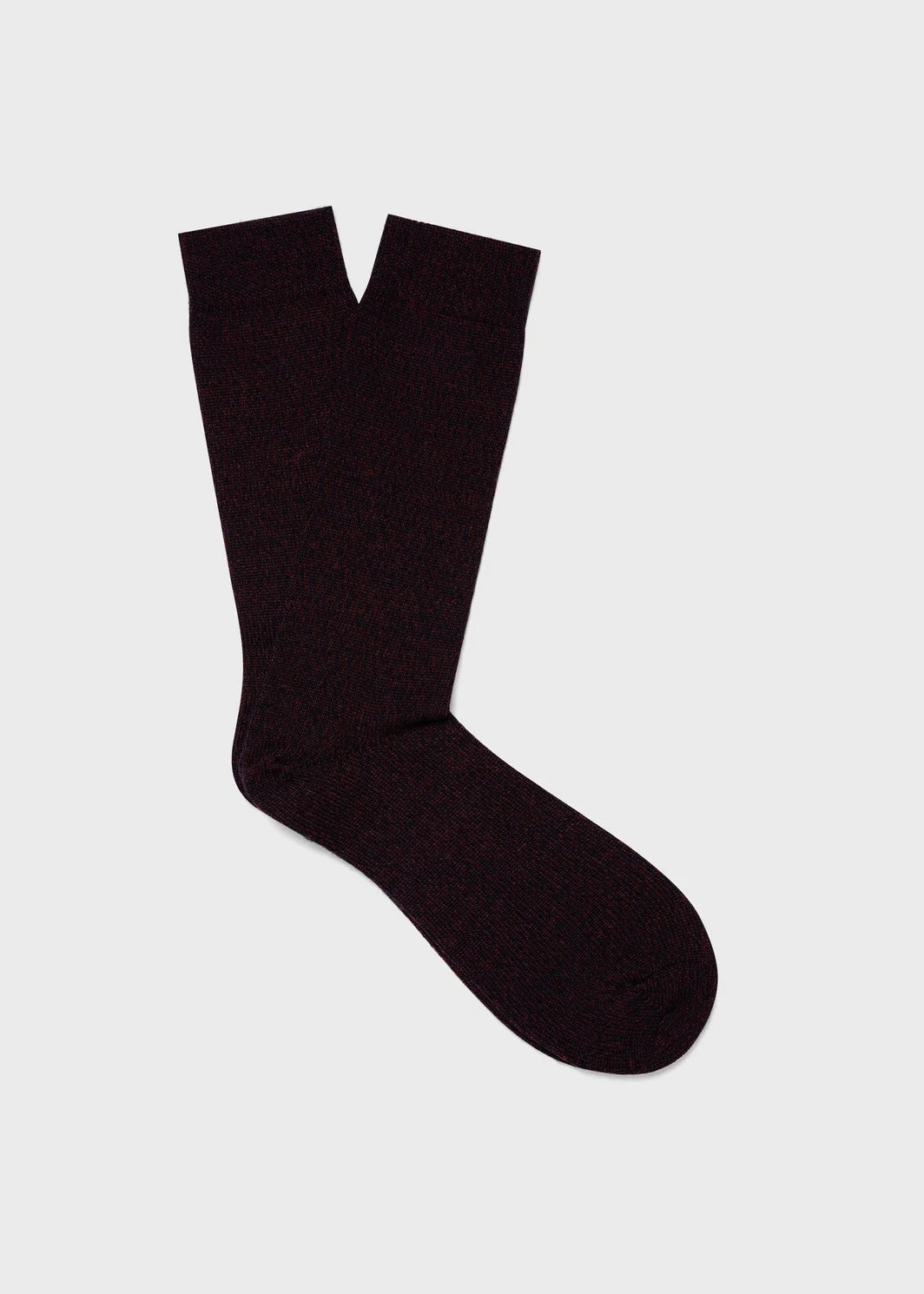 Chunky Merino Sock — MAROON TWIST