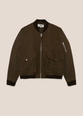 Bros Bomber Jacket — BROWN
