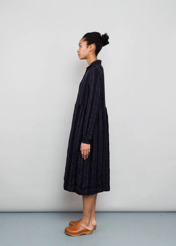 Loom Dress — DARK BLUE