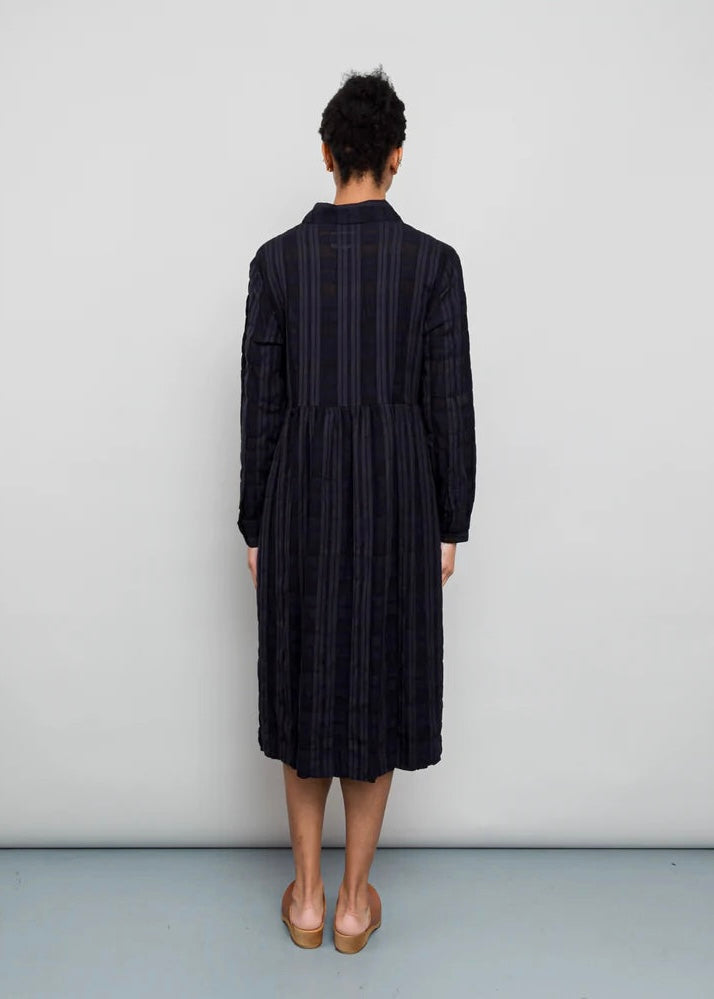 Loom Dress — DARK BLUE