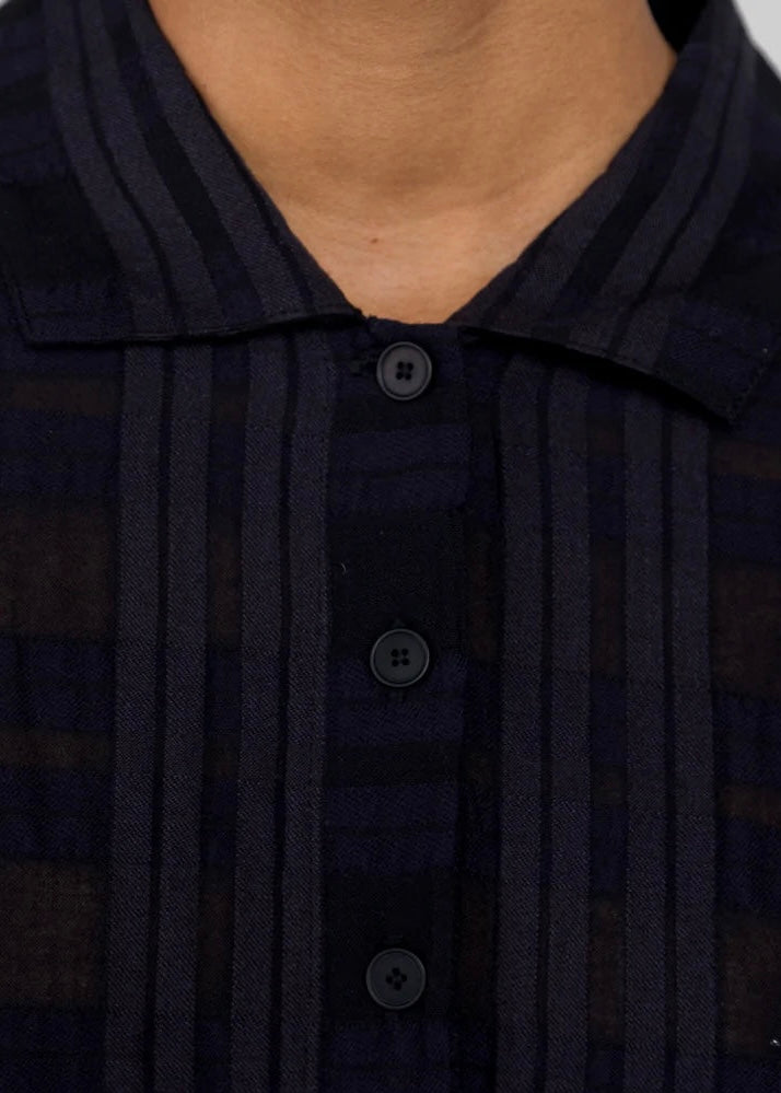 Loom Dress — DARK BLUE