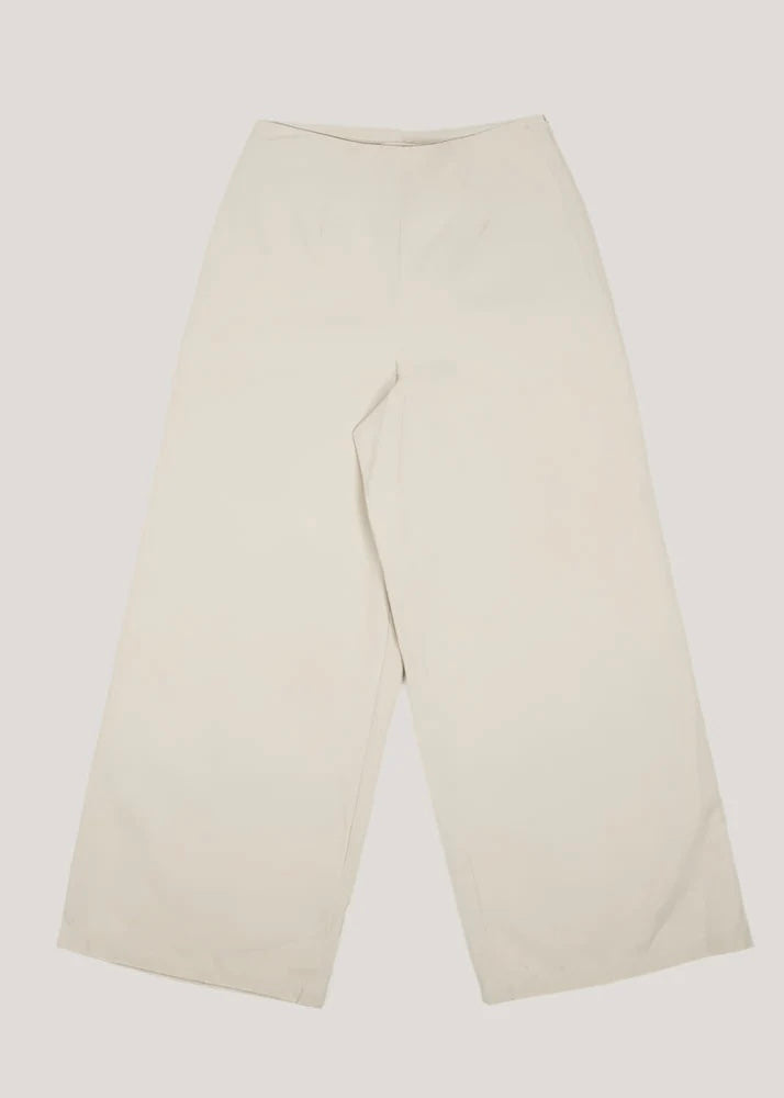 Clean Wide Pants — STONE