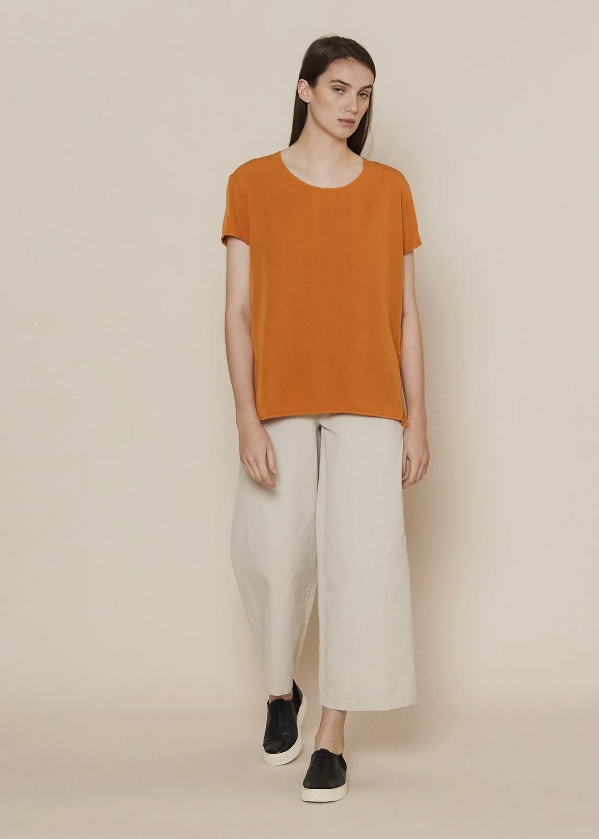 Clean Wide Pants — STONE