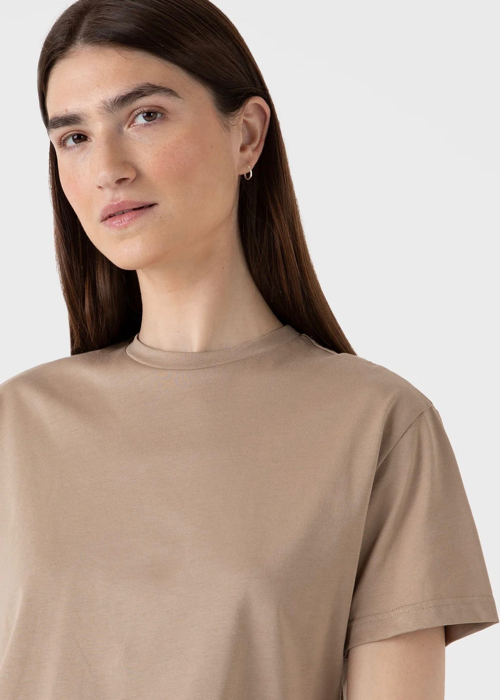 SS Boy Fit T-Shirt — SANDSTONE