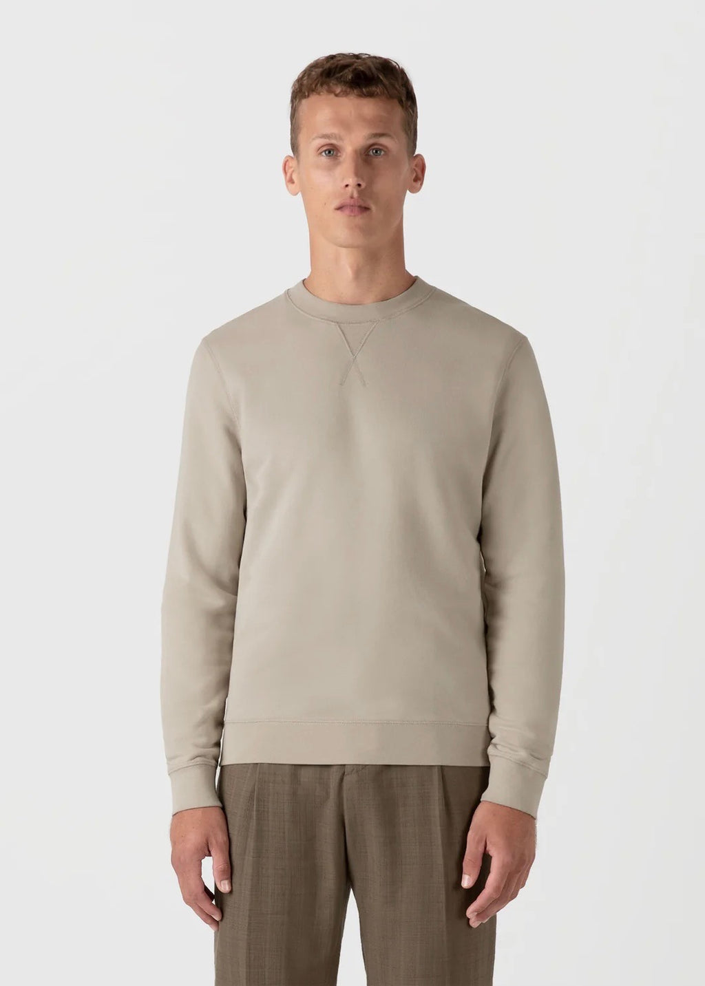 Loop back Sweatshirt — ASH GREY