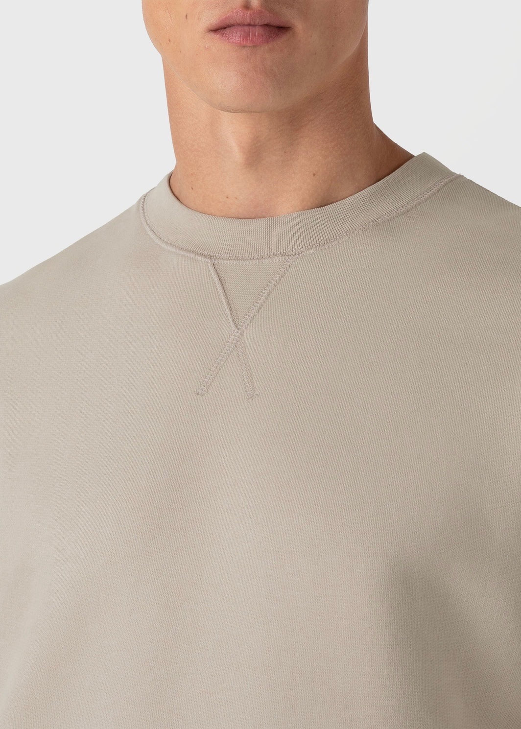 Loop back Sweatshirt — ASH GREY