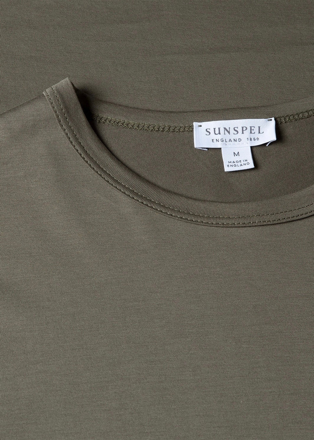 Crew Neck T-Shirt — KHAKI