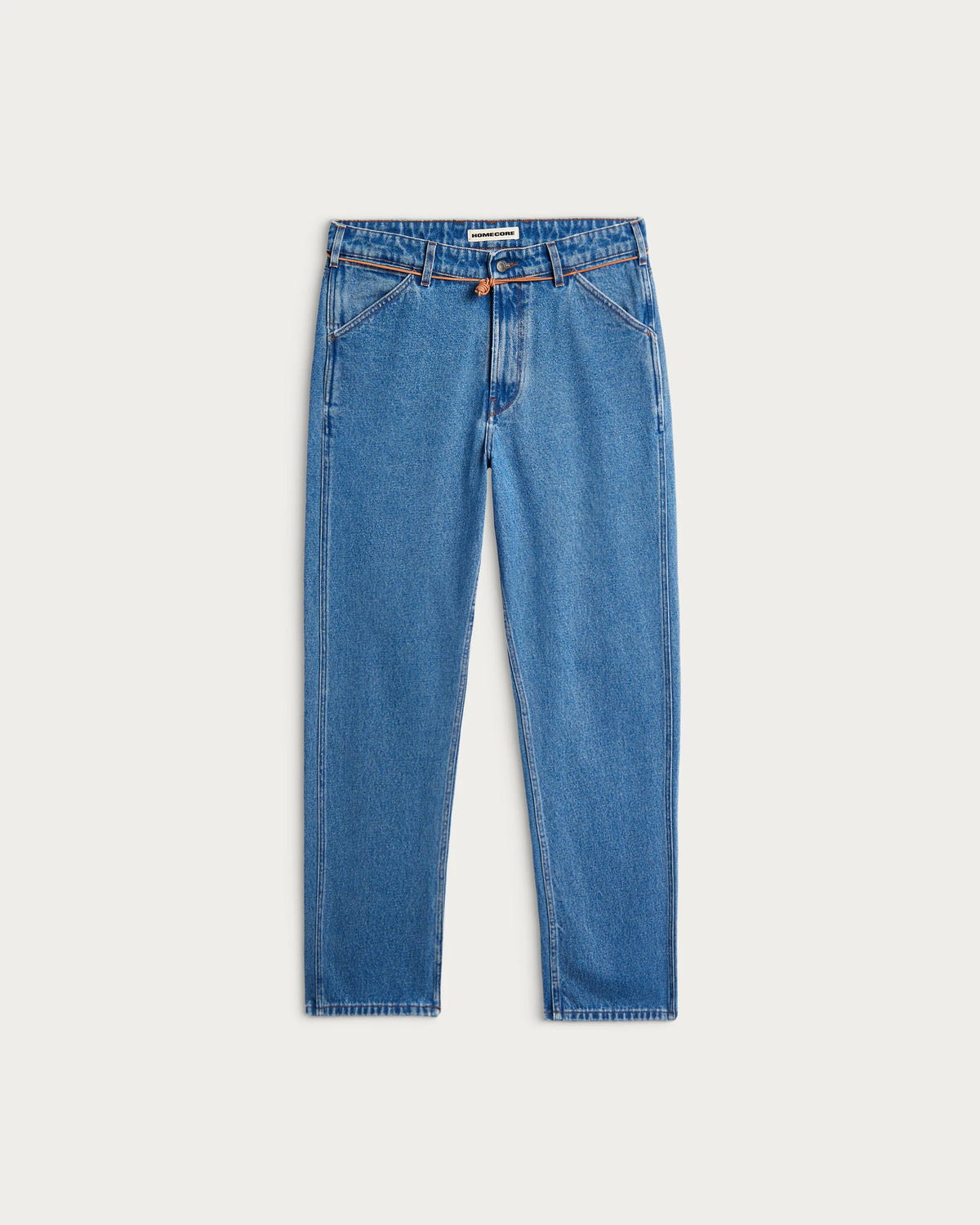 Jabali Algo Wide Denim Pants — BLEACHED