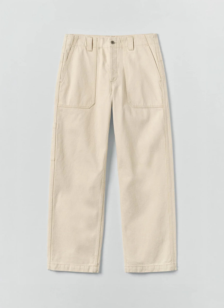 Rory Carpenter Ecru Denim Jeans — ECRU
