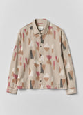 Shadow Cotton Ikat Shirt — NEUTRAL MULTI