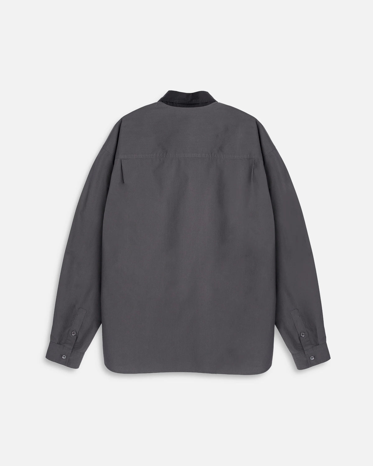 Mitchum LS Shirt — BLACK / GREY