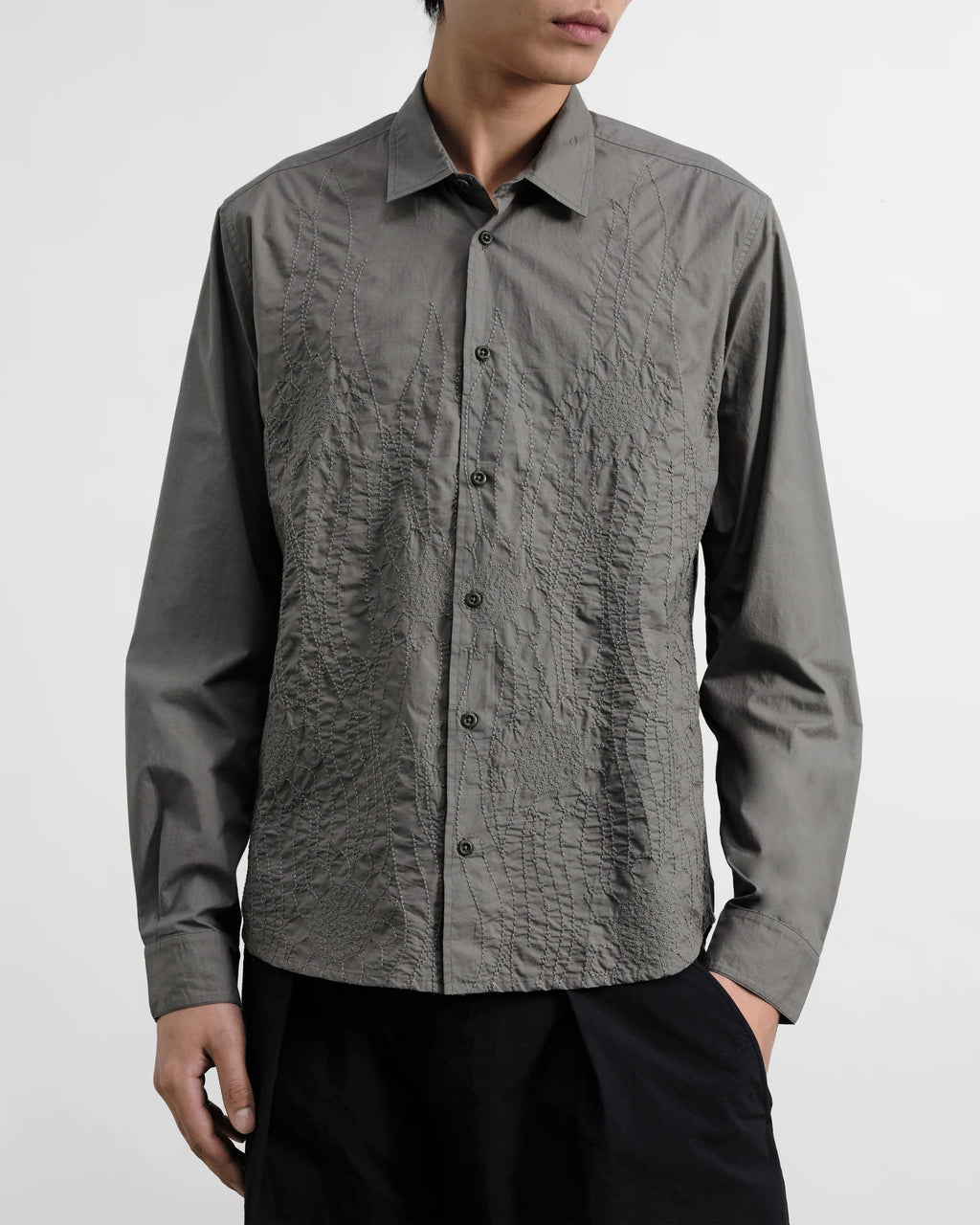 Curtis Shirt — GUNMETAL GREY