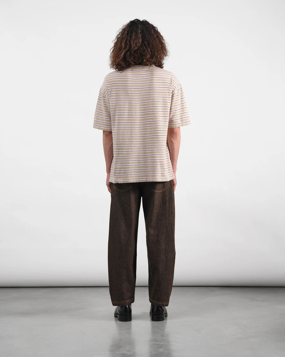 Twisted Seam Trouser — BROWN
