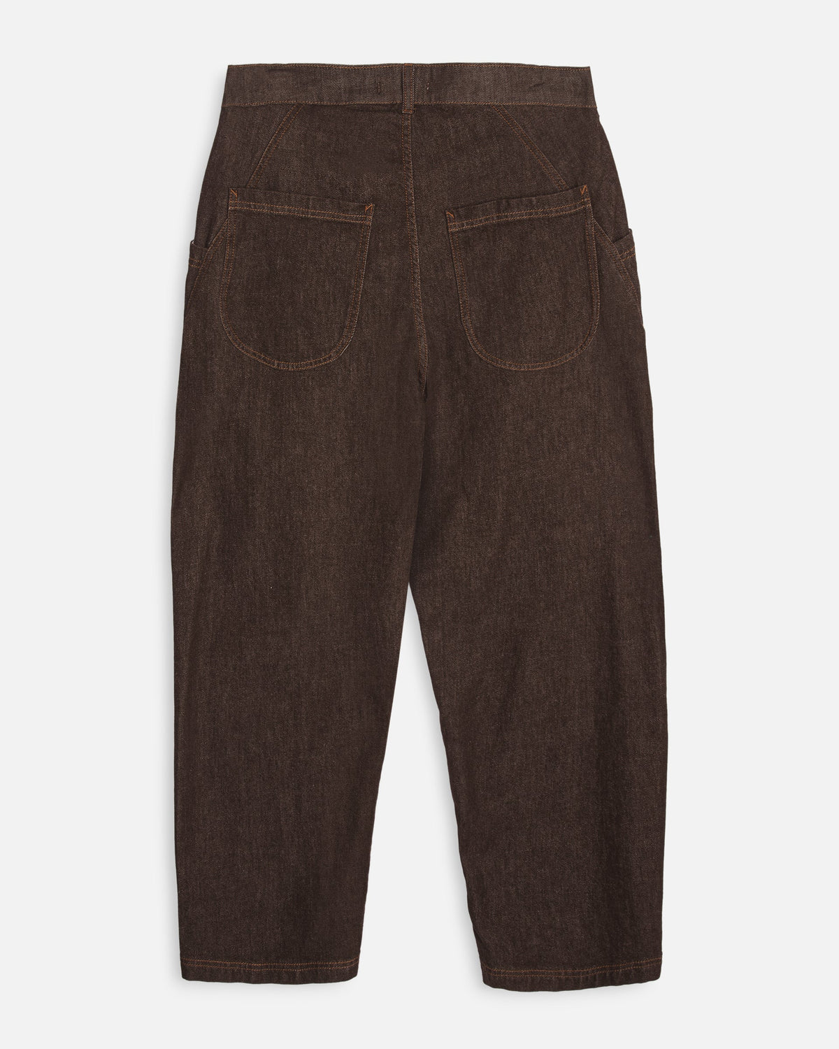 Twisted Seam Trouser — BROWN