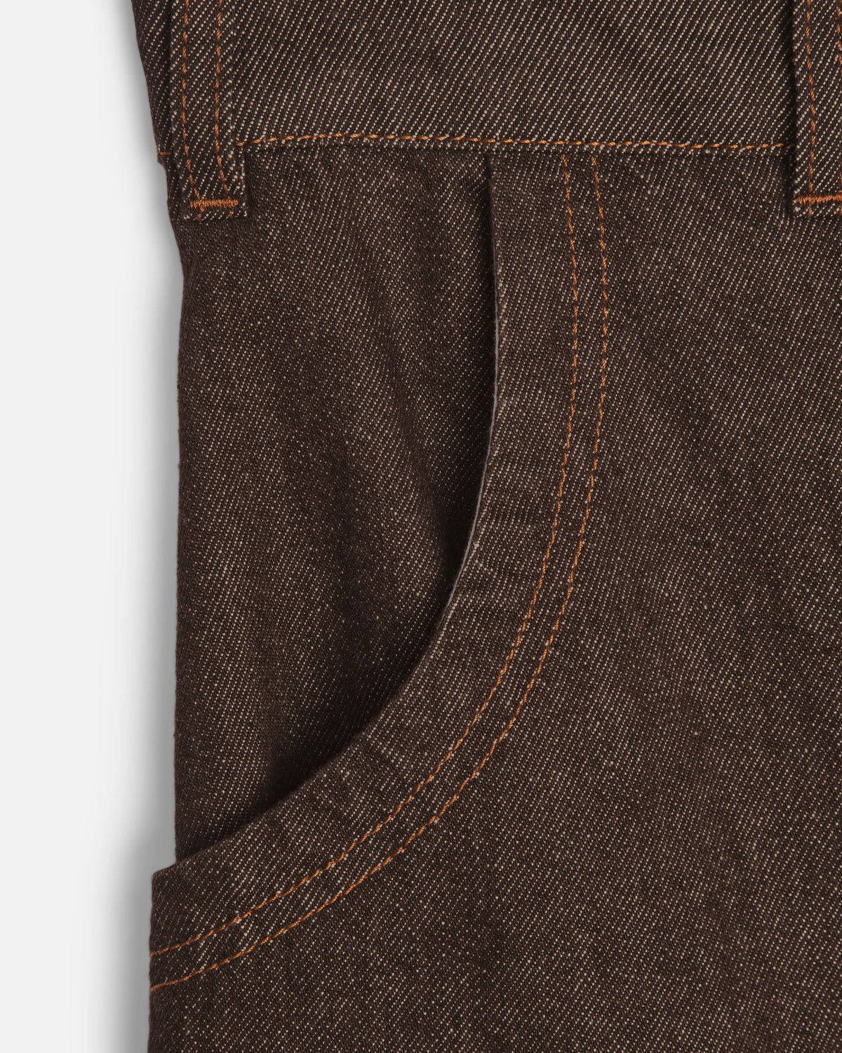 Twisted Seam Trouser — BROWN