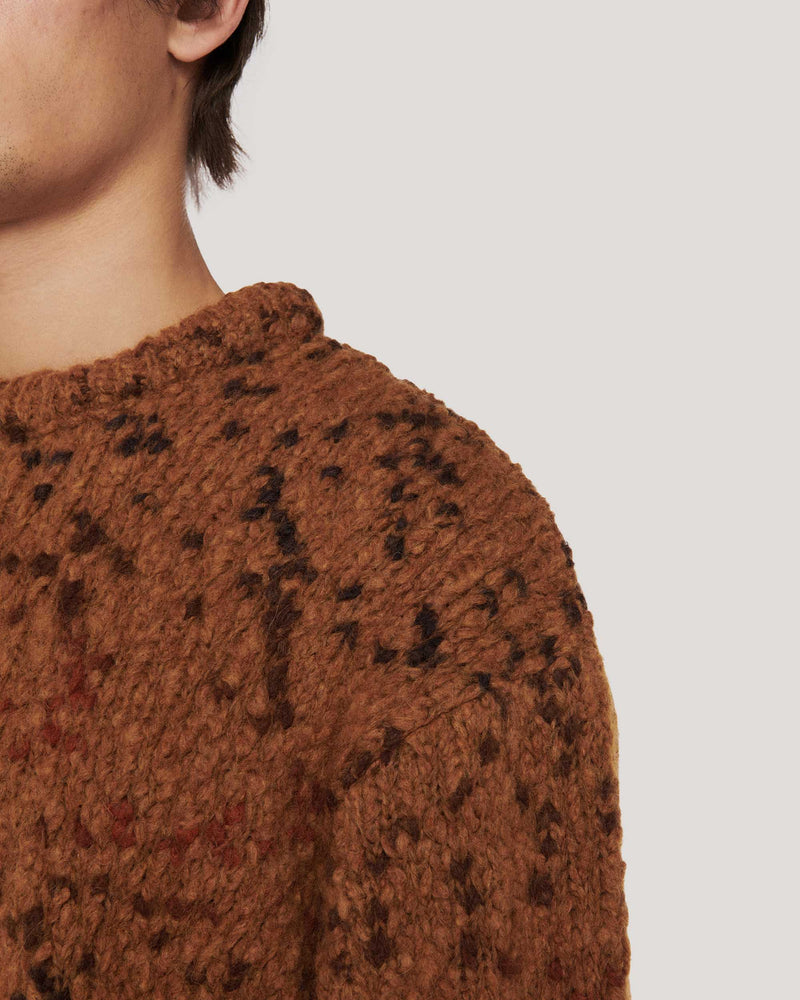 Undertones Boxy Knit Jumper — TAN