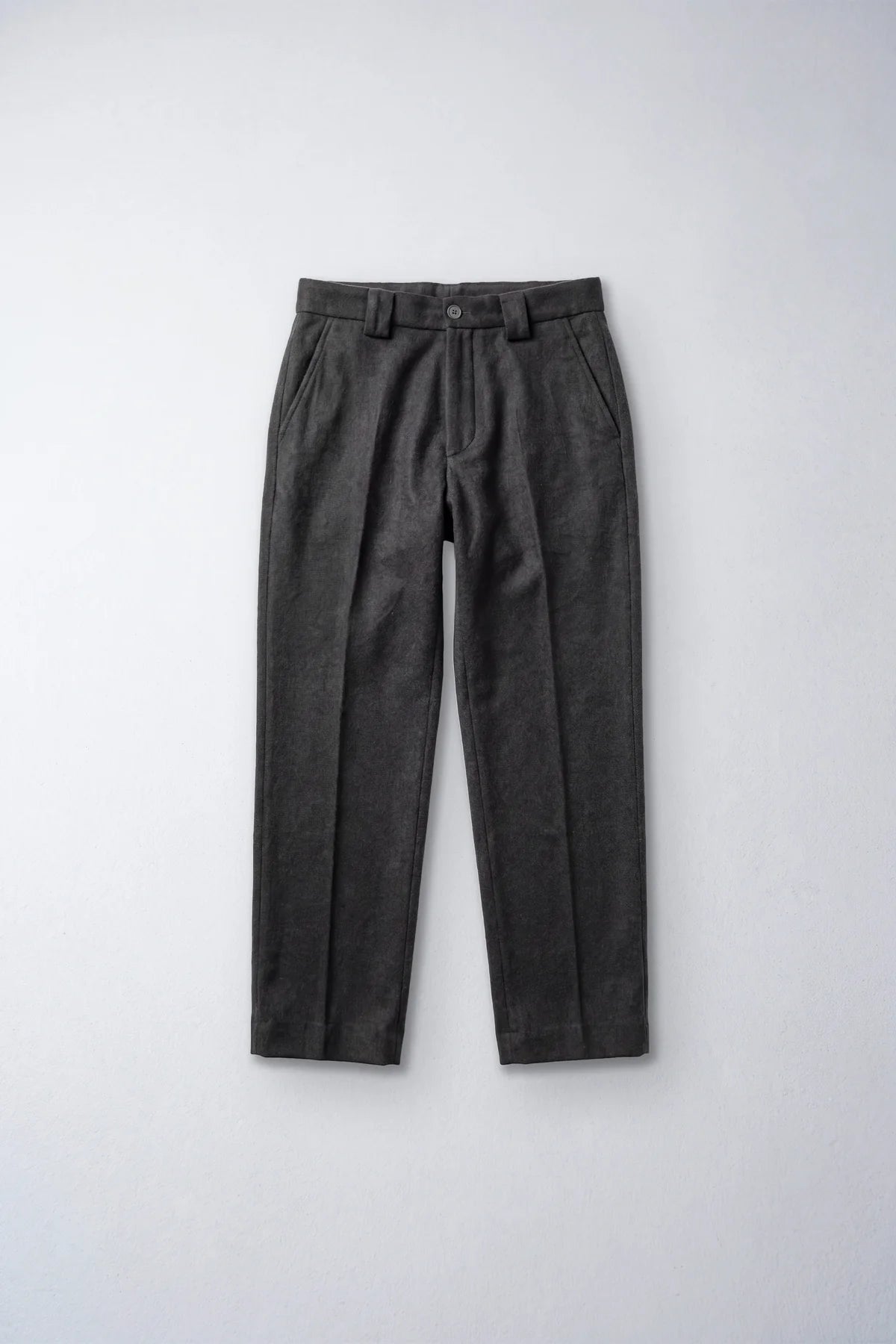 Straight Wool Trousers — GRIS