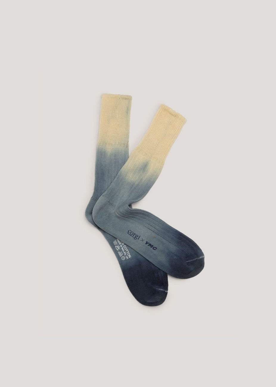Dip Dye Sock — BLUE