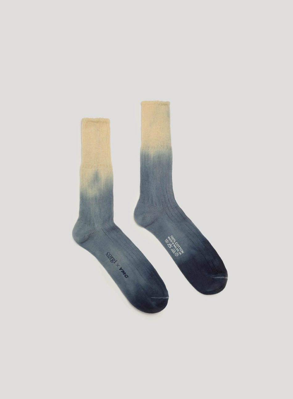 Dip Dye Sock — BLUE