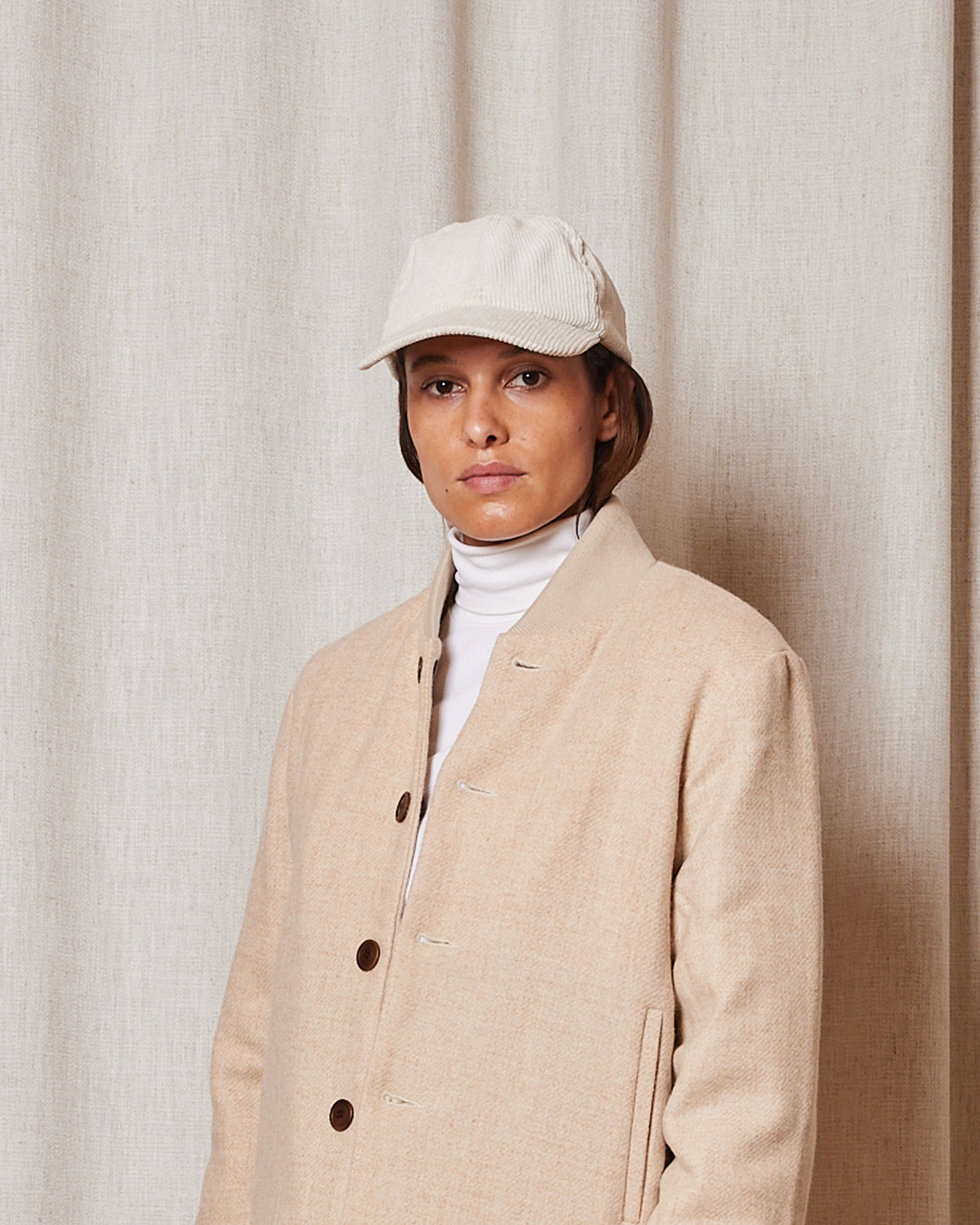 Barry Cord Cap — ECRU