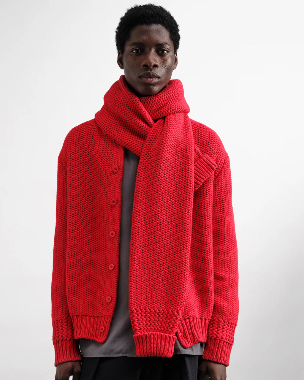 Sleeve Scarf — RED
