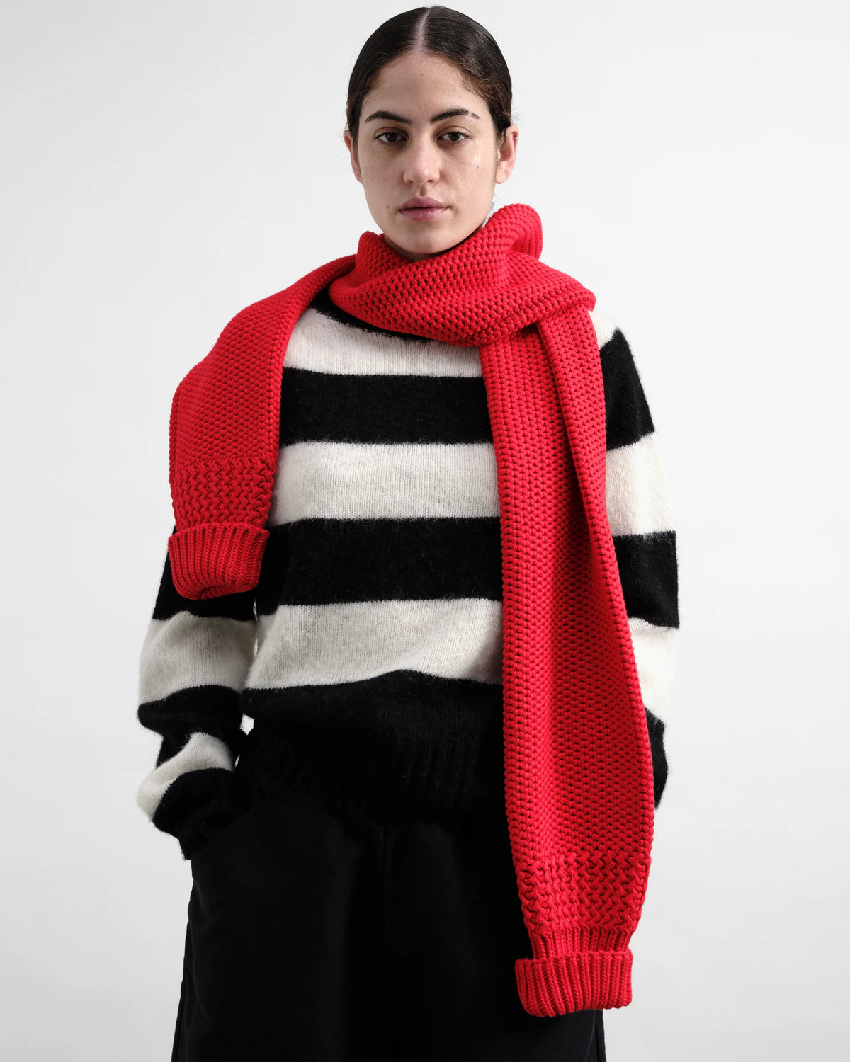 Sleeve Scarf — RED