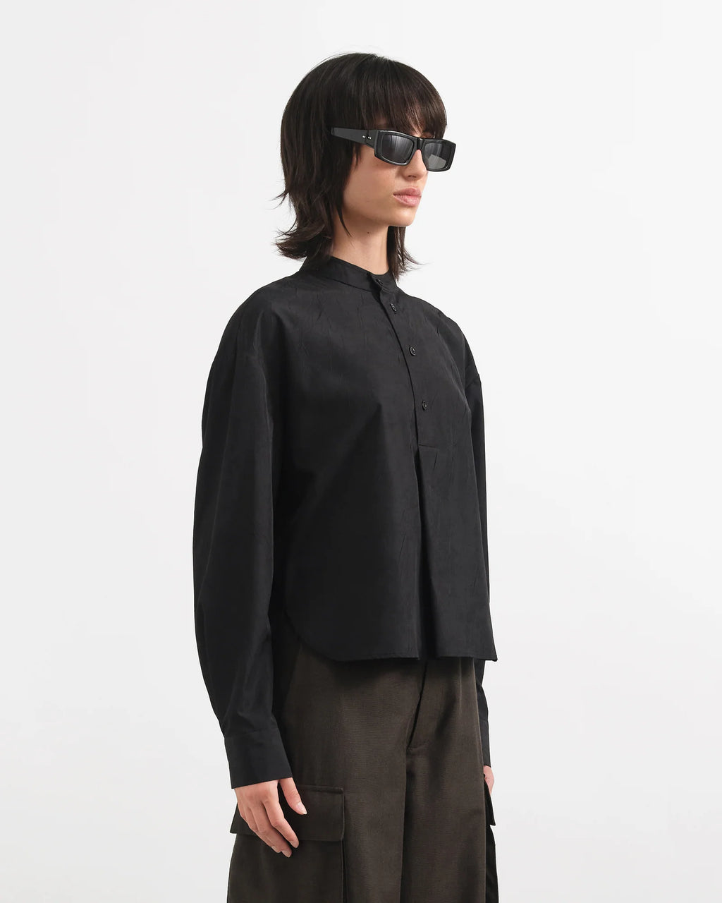 Ovelia Shirt — BLACK
