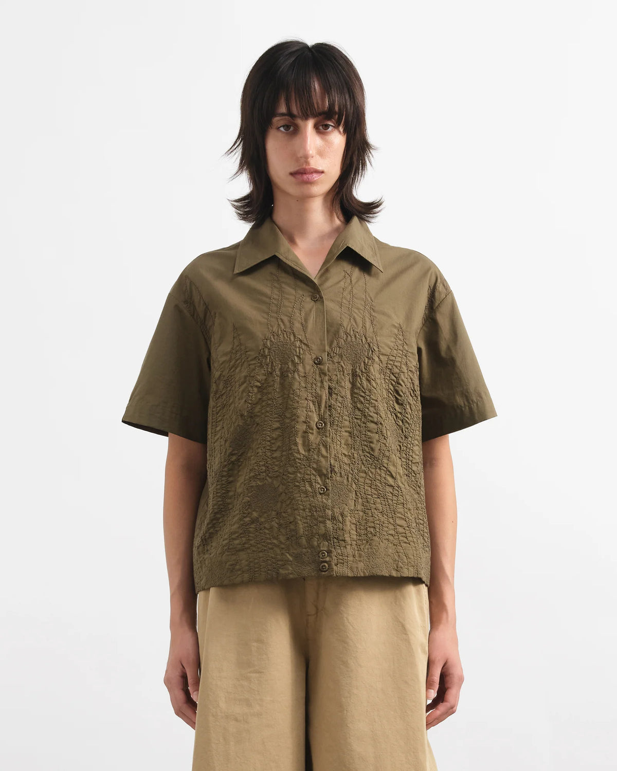 Wanda Shirt — OLIVE