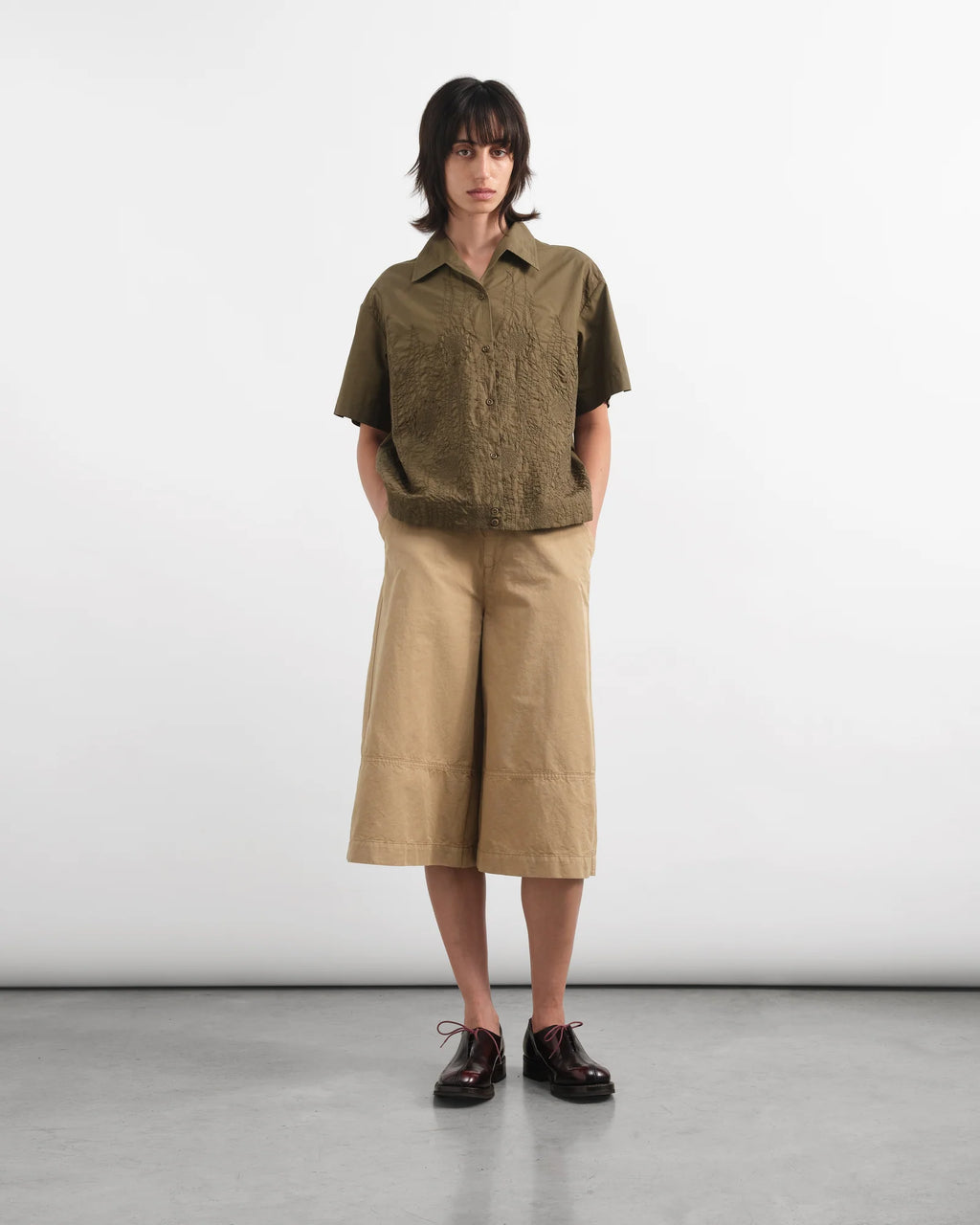 Wanda Shirt — OLIVE