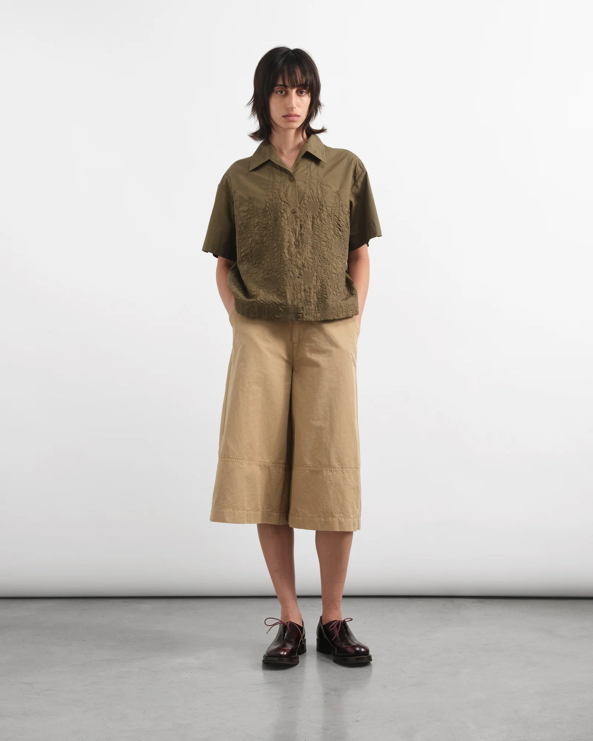 Wanda Shirt — OLIVE